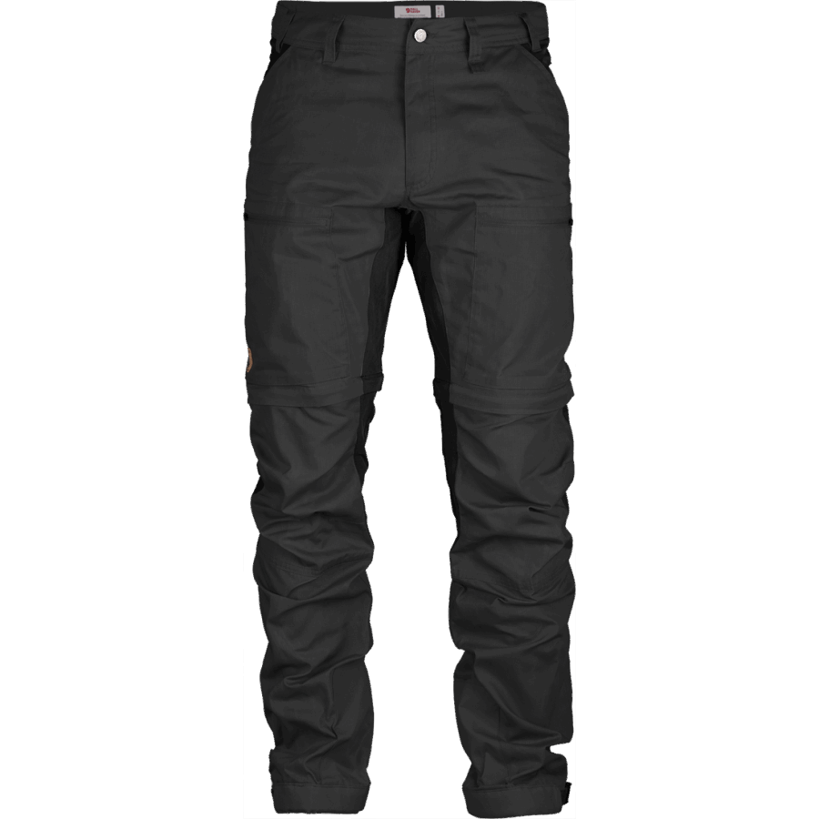 Abisko Lite Trekking Zip-Off Trousers M Regular Fjällräven Outlets Dark Grey/Black