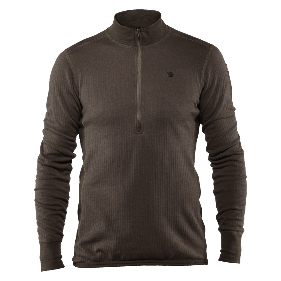 Värmland Woolterry Half Zip M Fjällräven Outlets Dark Olive