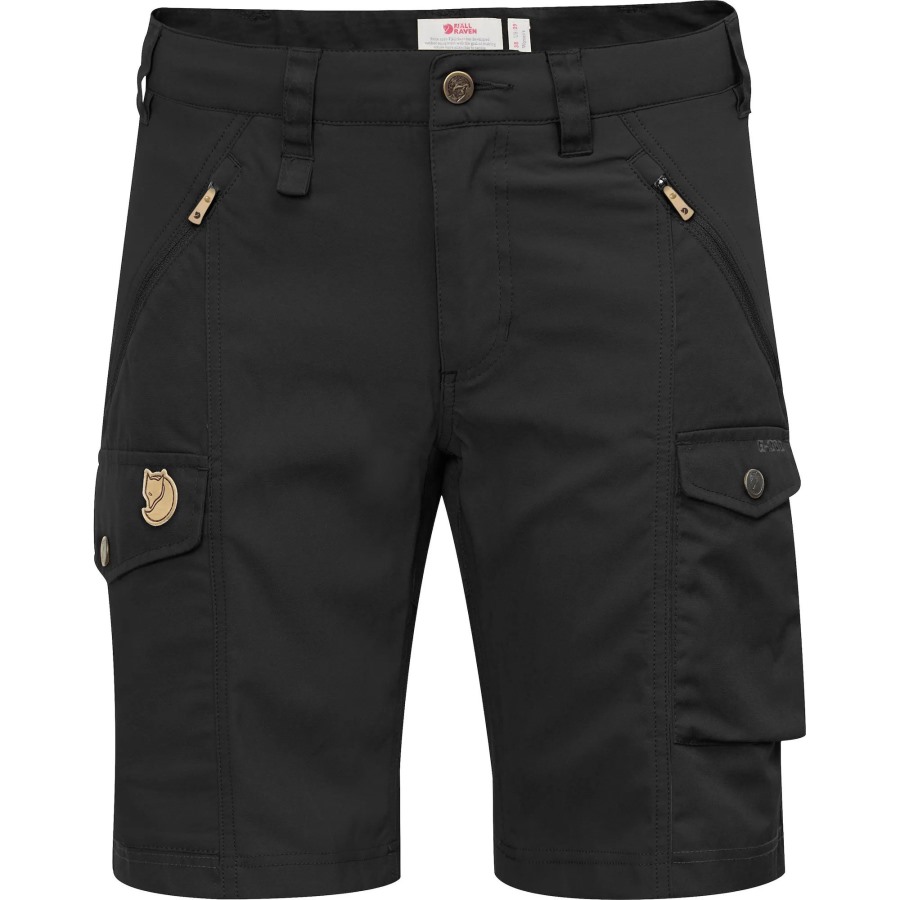 Nikka Shorts Curved W Black Fjällräven Outlets