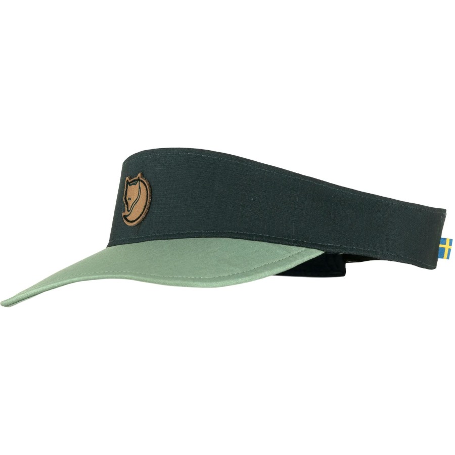 Dark Navy-Patina Green Fjällräven Outlets Abisko Visor Cap
