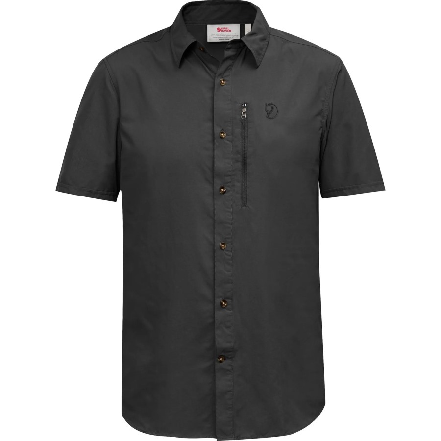 Fjällräven Outlets Abisko Hike Shirt Ss M Dark Grey
