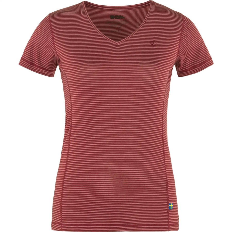 Pomegranate Red Fjällräven Outlets Abisko Cool T-Shirt W