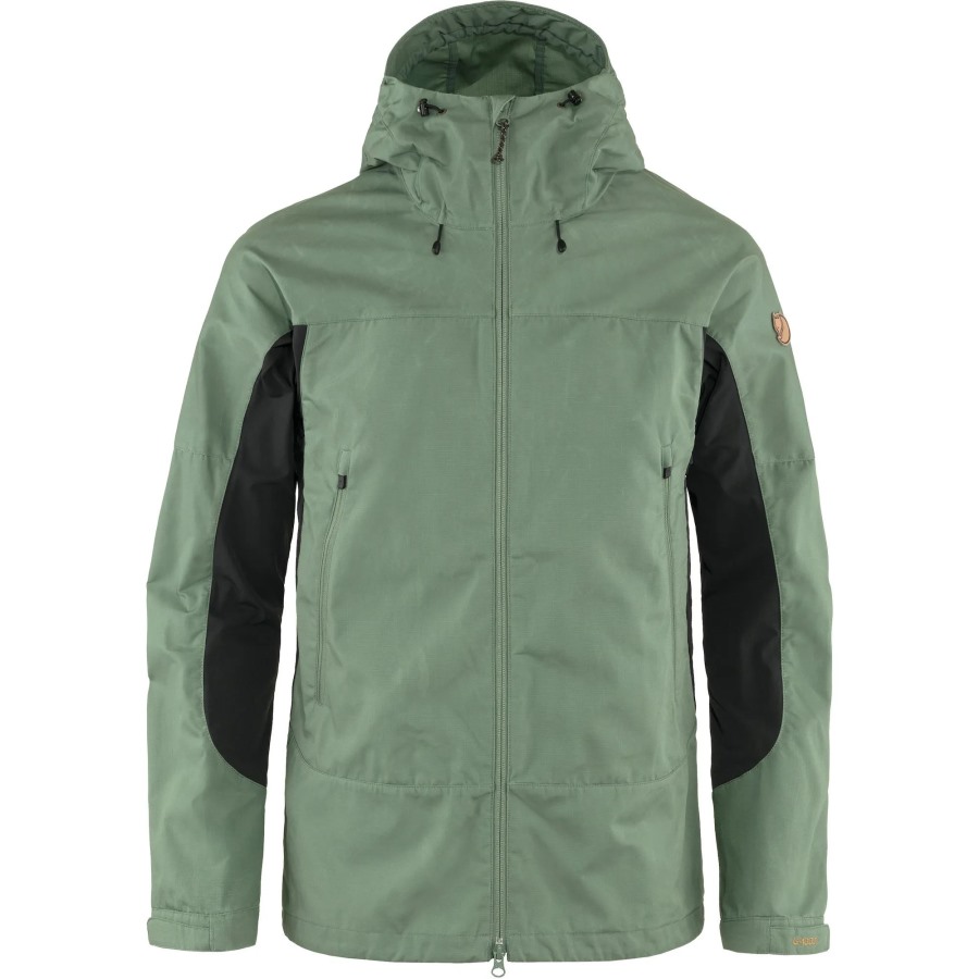 Abisko Lite Trekking Jacket M Fjällräven Outlets Patina Green-Dark Grey