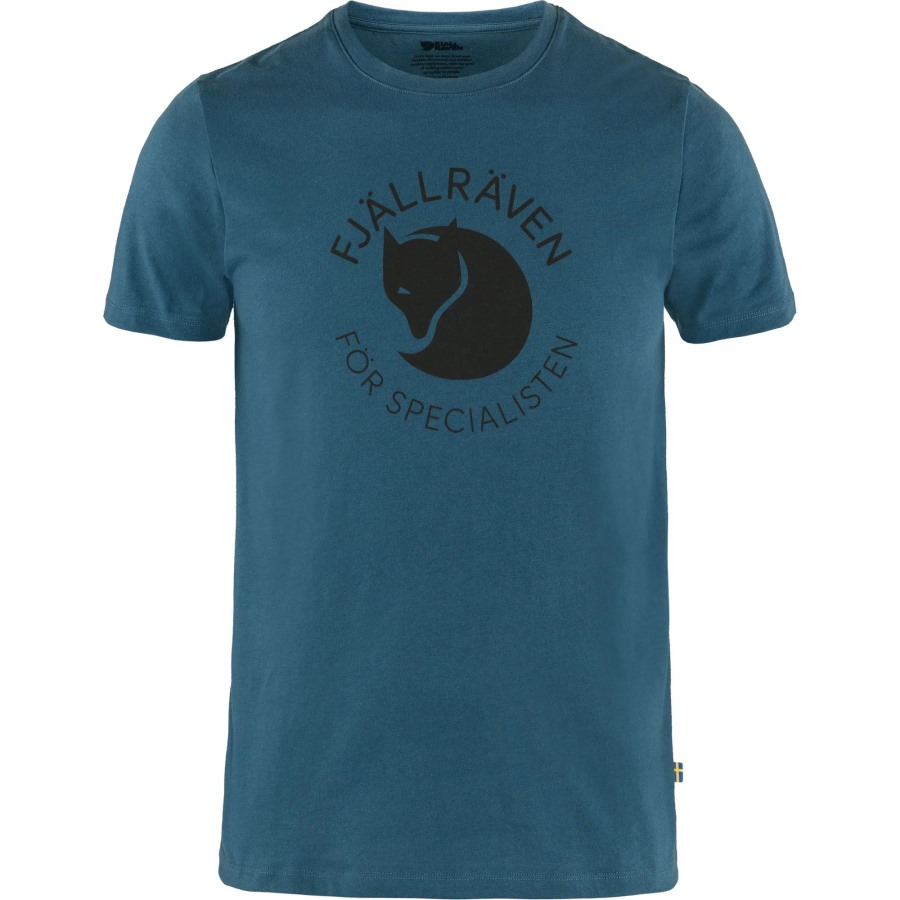 Fox T-Shirt M Indigo Blue Fjällräven Outlets