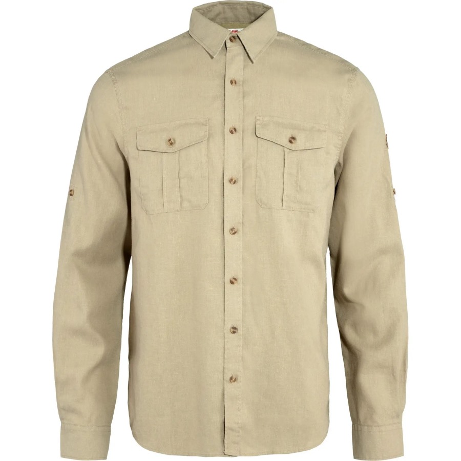 Sand Stone Övik Travel Shirt Ls M Fjällräven Outlets