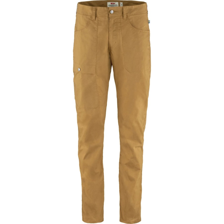 Buckwheat Brown Fjällräven Outlets Vardag Lite Trousers M Long