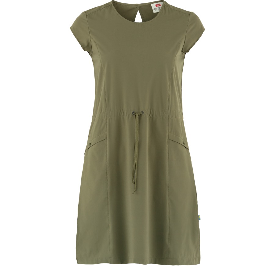 Green High Coast Lite Dress W Fjällräven Outlets