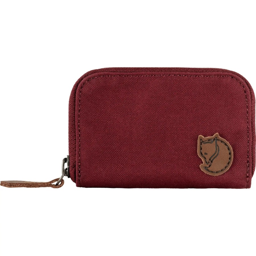 Zip Card Holder Fjällräven Outlets Brand Bordeaux Red