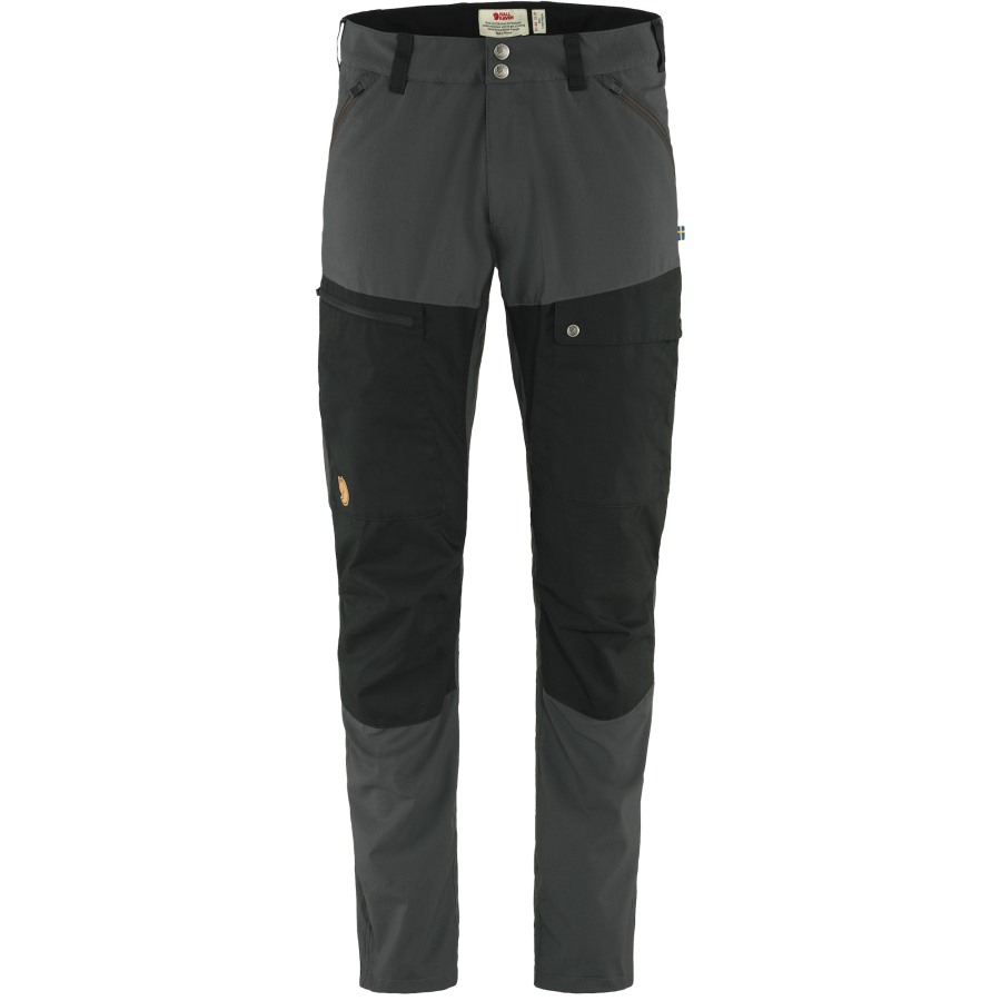 Abisko Midsummer Trousers M Reg Fjällräven Outlets Dark Grey-Black