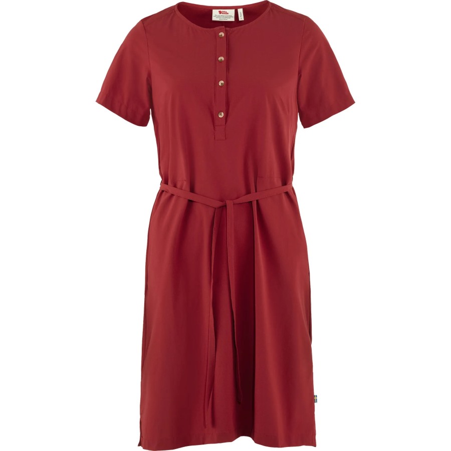Övik Lite Dress W Fjällräven Outlets Brand Pomegranate Red