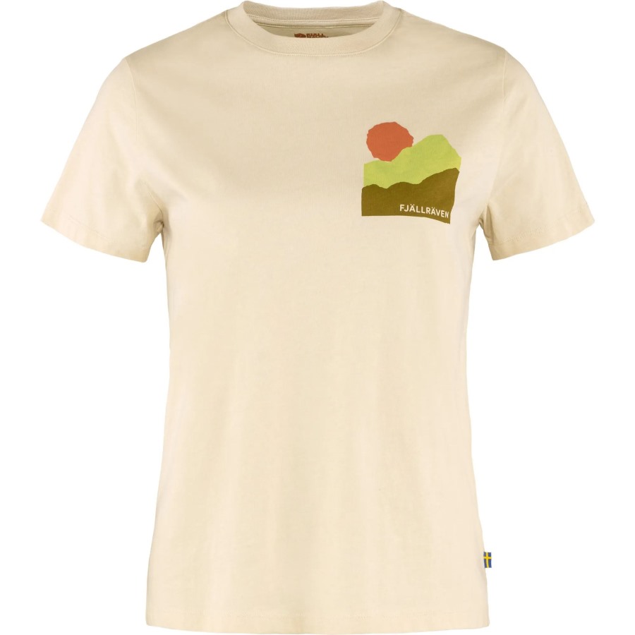 Chalk White Nature T-Shirt W Fjällräven Outlets