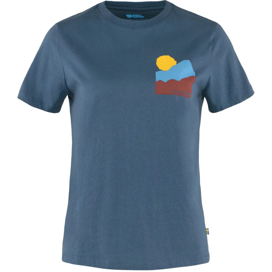 Fjällräven Outlets Nature T-Shirt W Indigo Blue