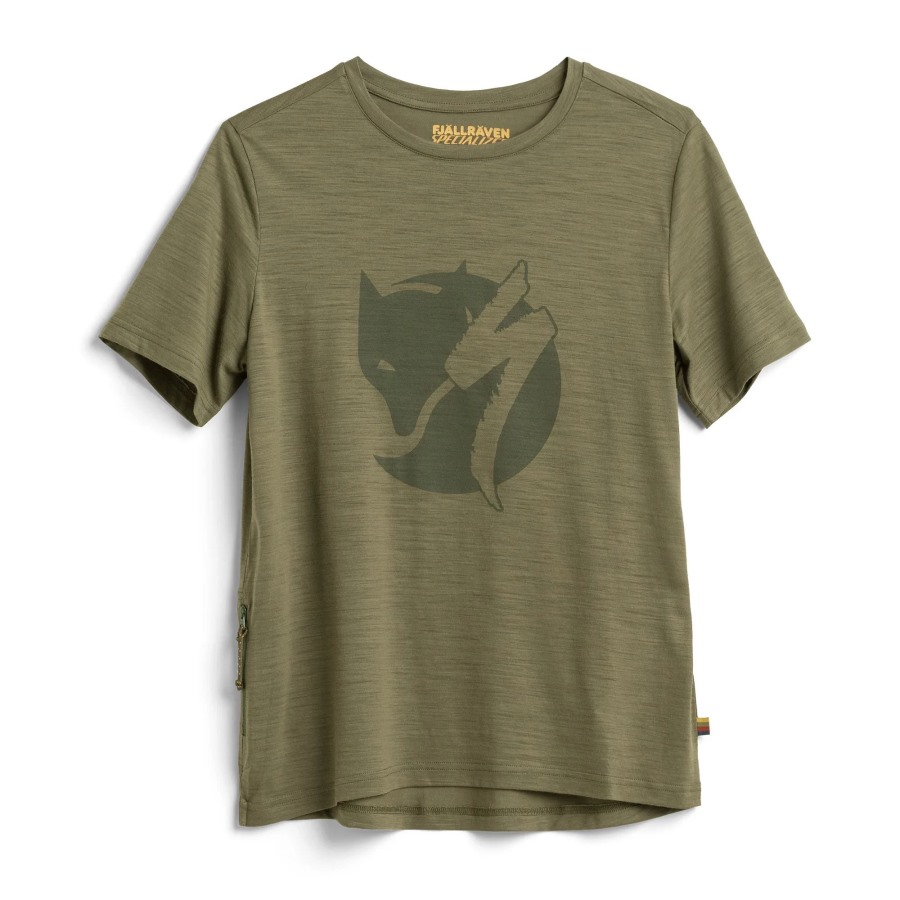 Fjällräven Outlets S/F Wool T-Shirt W Green