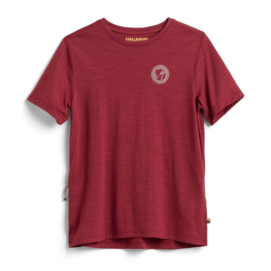 Fjällräven Outlets Pomegranate Red S/F Wool T-Shirt W