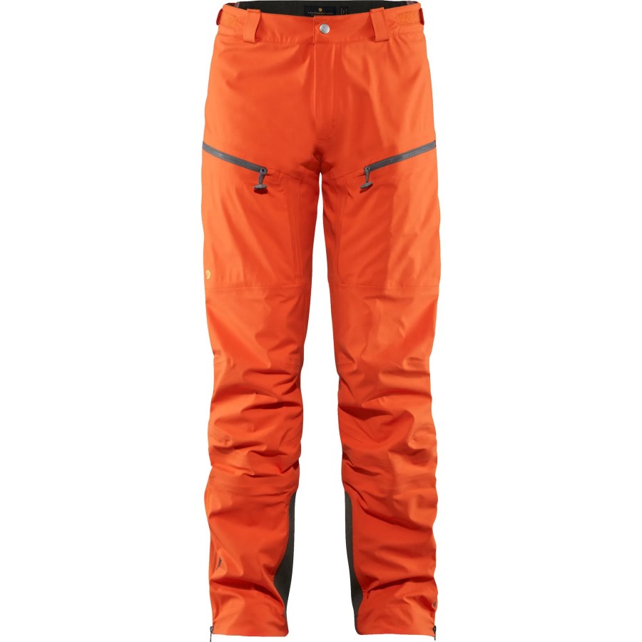 Hokkaido Orange Bergtagen Eco-Shell Trousers M Fjällräven Outlets