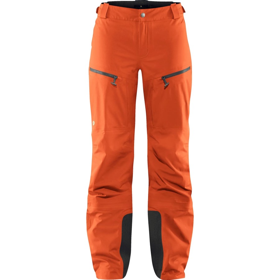 Bergtagen Eco-Shell Trousers W Fjällräven Outlets Hokkaido Orange