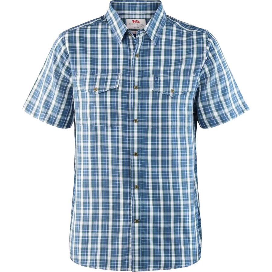 Fjällräven Outlets Abisko Cool Shirt Ss M Uncle Blue