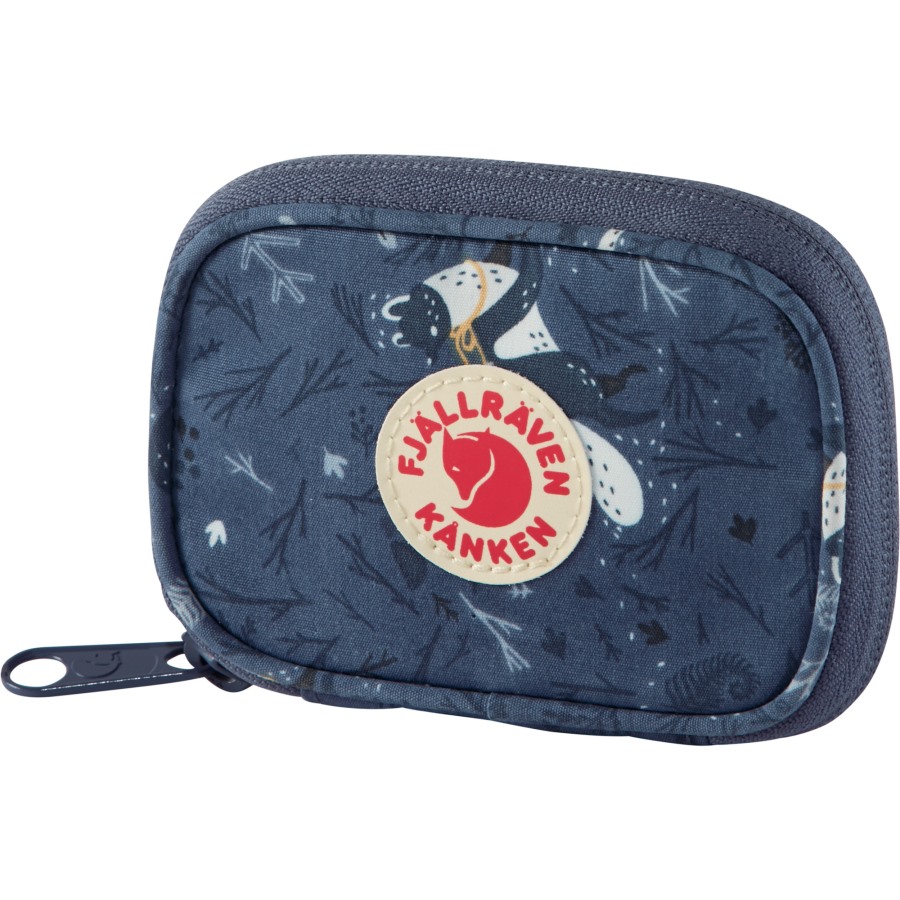 Kånken Art Card Wallet Fjällräven Outlets Blue Fable