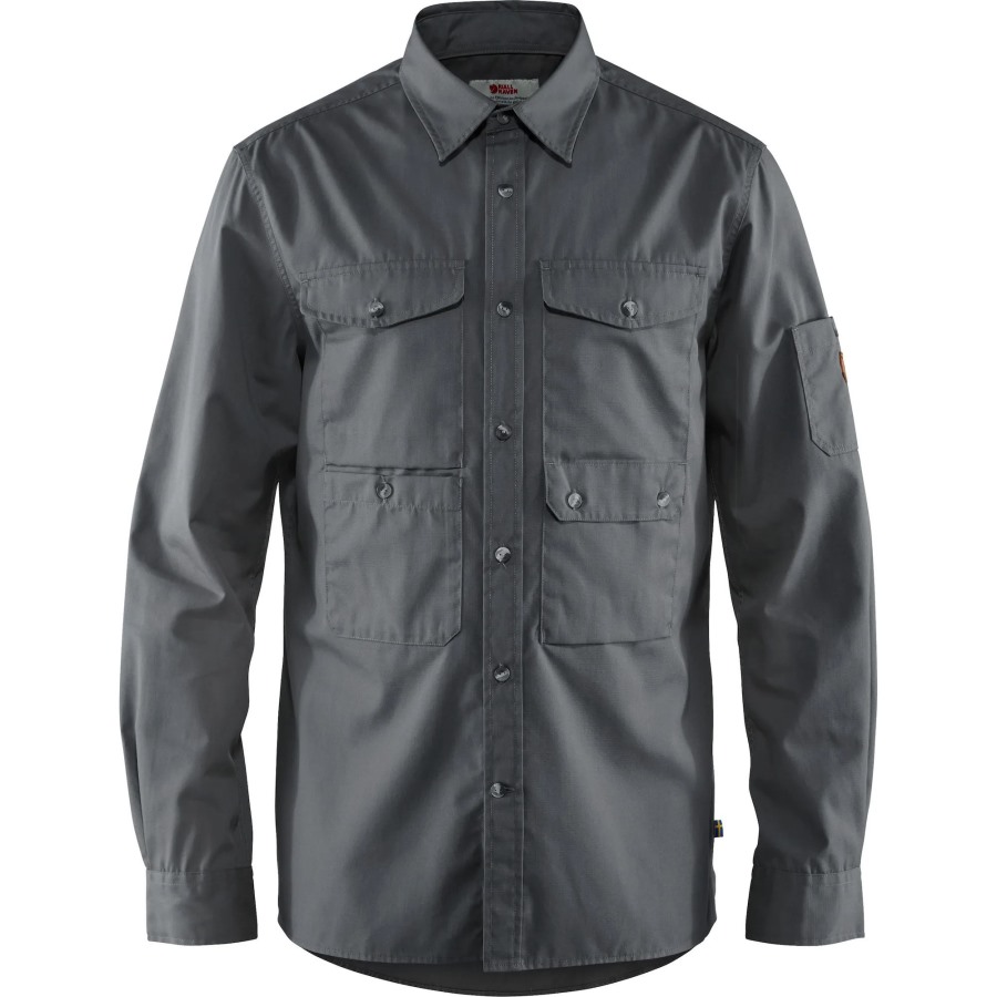 Övik Shade Pocket Shirt M Dusk Fjällräven Outlets