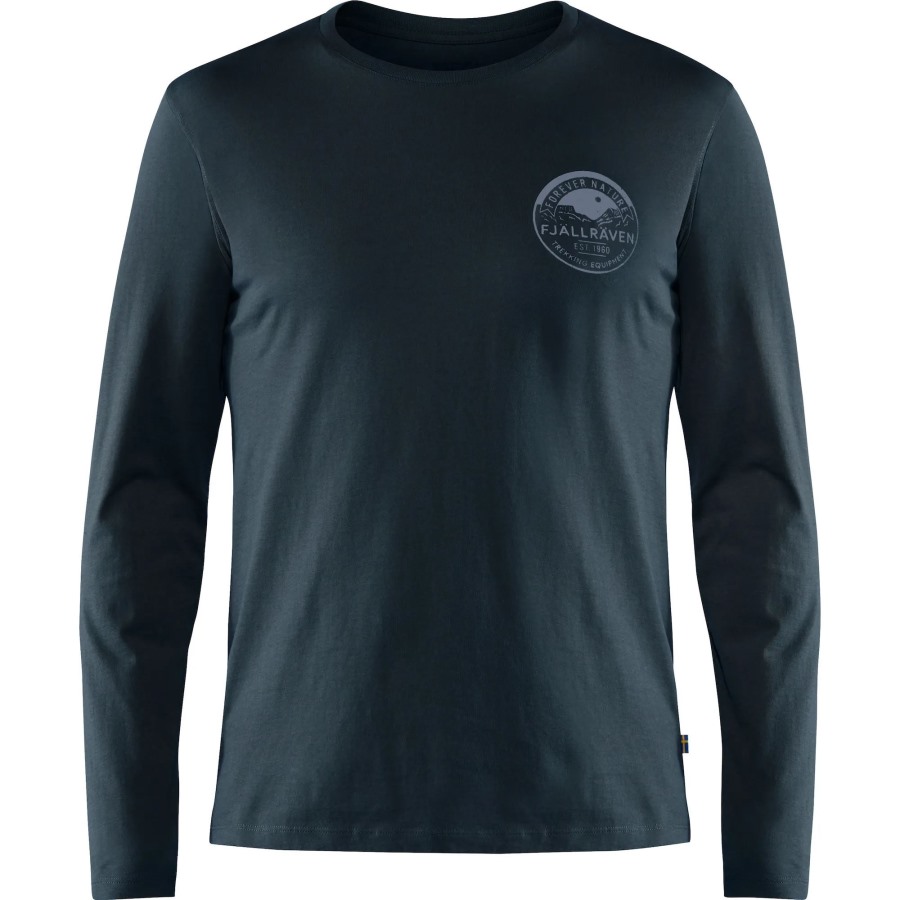 Dark Navy Fjällräven Outlets Forever Nature Badge Ls M