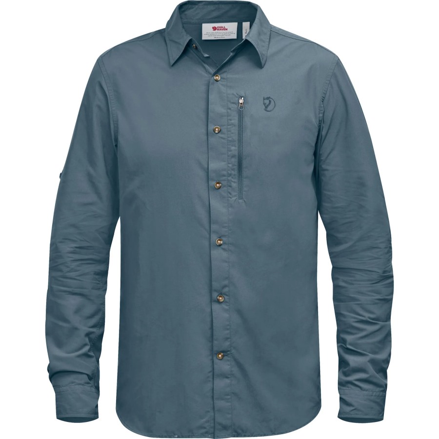 Abisko Hike Shirt Ls M Fjällräven Outlets Dusk