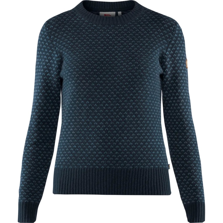 Fjällräven Outlets Dark Navy Övik Nordic Sweater W