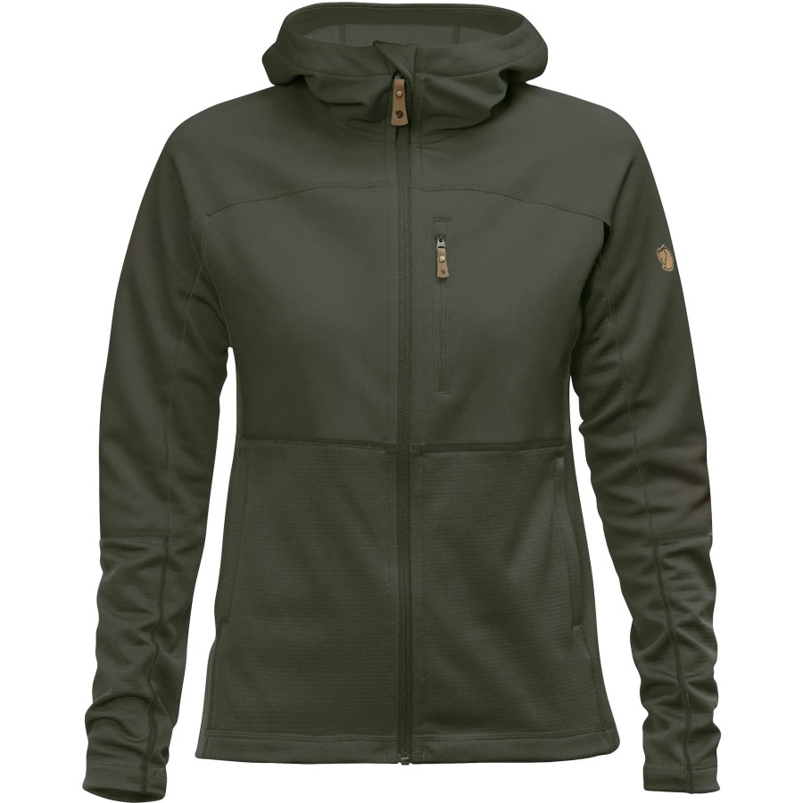 Abisko Trail Fleece W Fjällräven Outlets Deep Forest