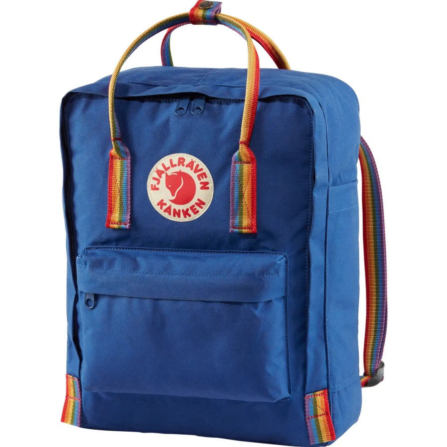 Fjällräven Outlets Kånken Rainbow Deep Blue-Rainbow Pattern