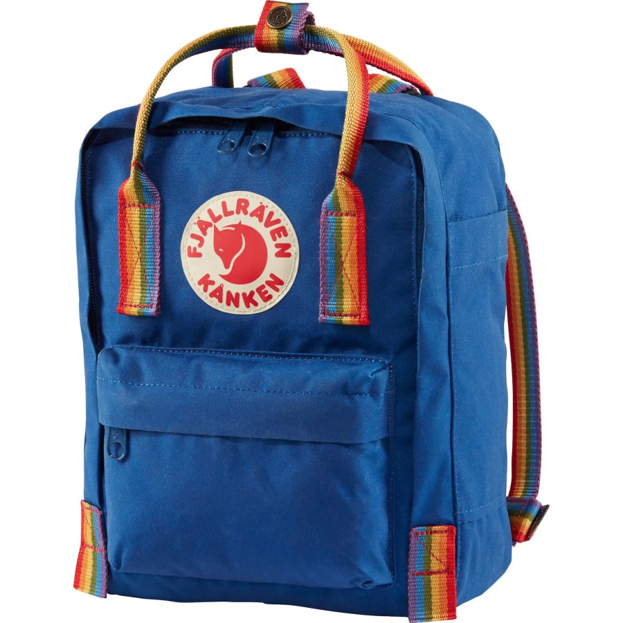 Deep Blue-Rainbow Pattern Fjällräven Outlets Kånken Rainbow Mini