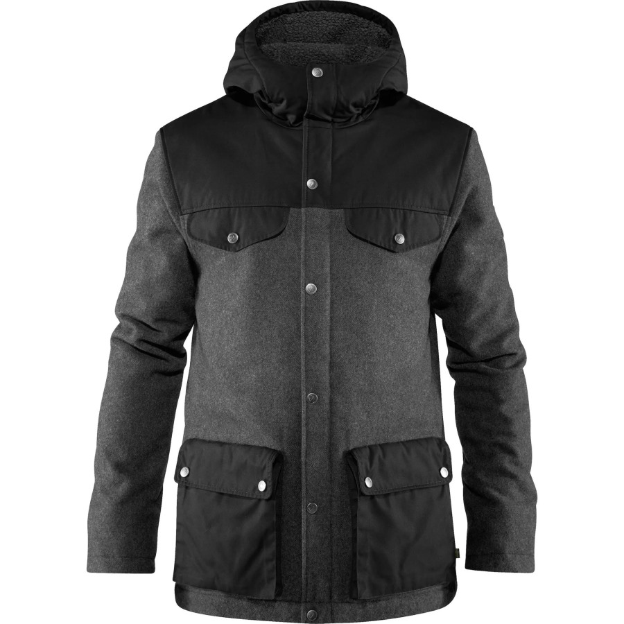 Grey Greenland Re-Wool Jacket M Fjällräven Outlets