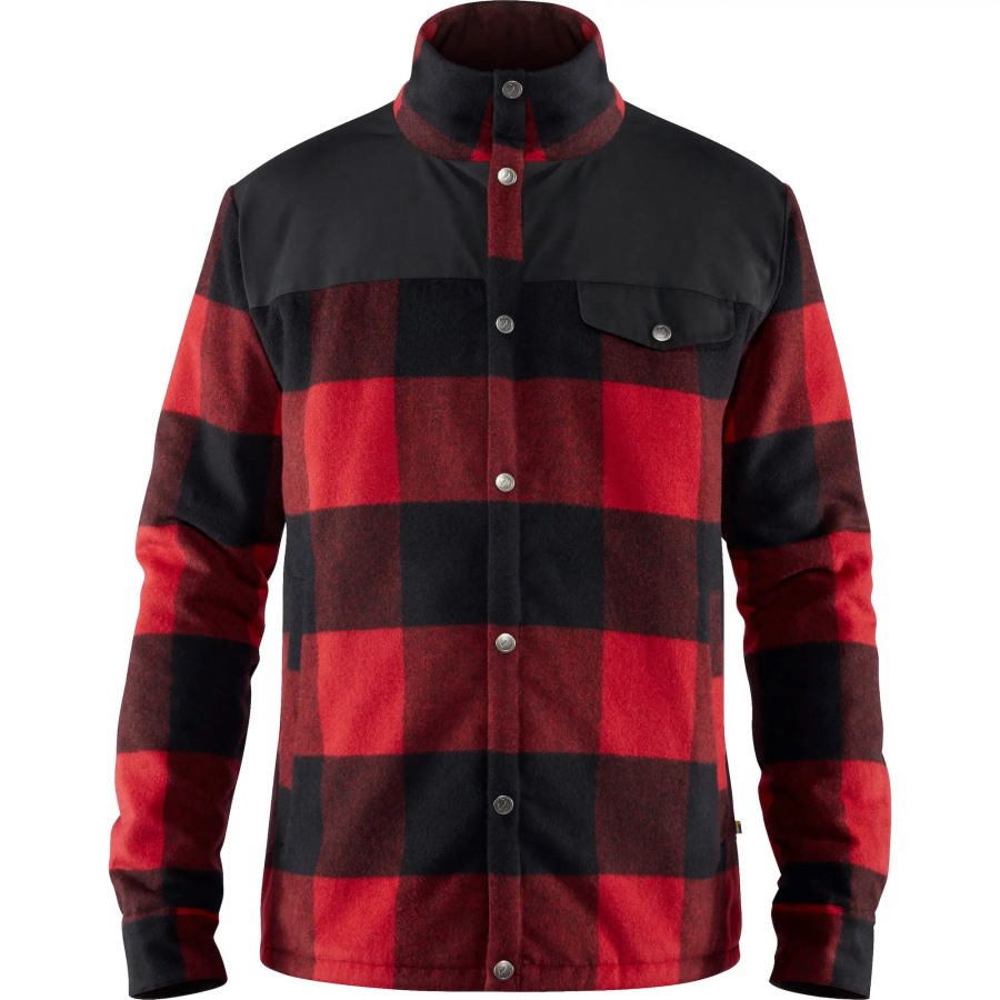Canada Wool Padded Jacket M Fjällräven Outlets Red