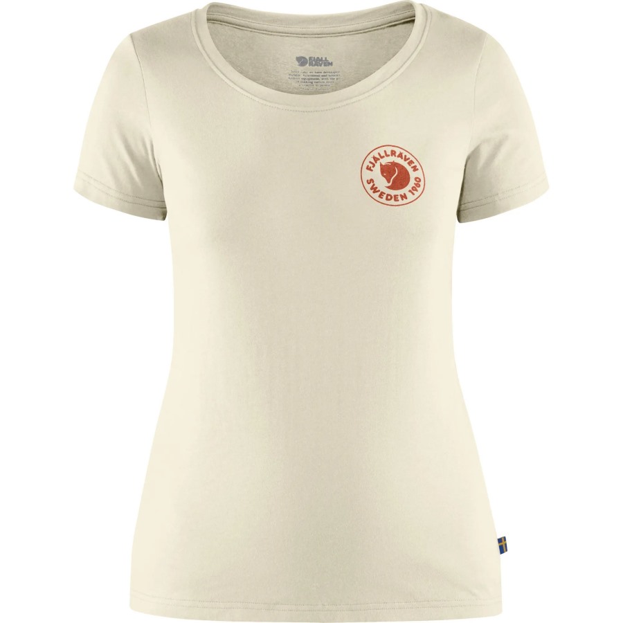 1960 Logo T-Shirt W Chalk White Fjällräven Outlets