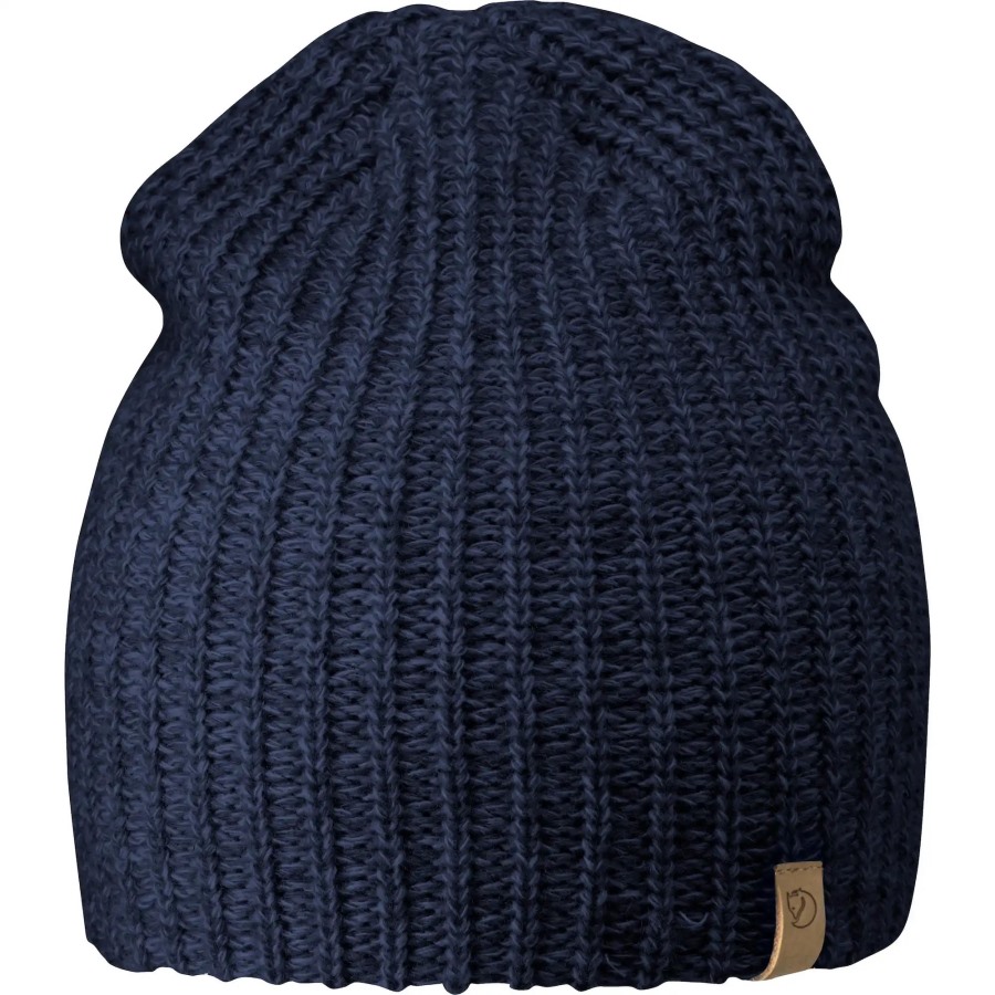 Fashion Övik Melange Beanie Navy Fjällräven Outlets