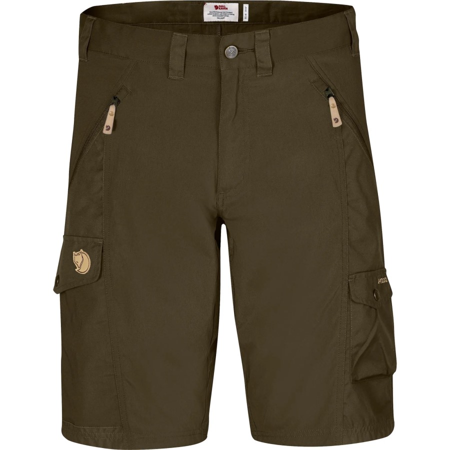 Abisko Shorts M Fjällräven Outlets Dark Olive