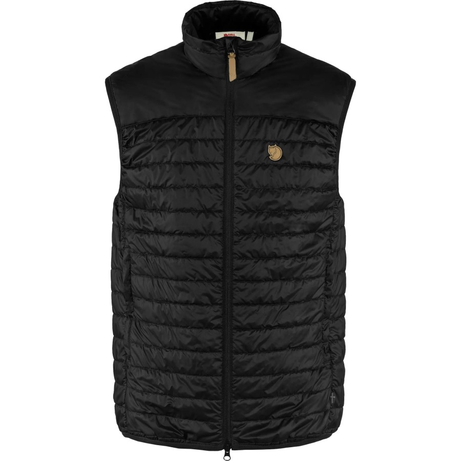 Abisko Padded Vest M Black Fjällräven Outlets