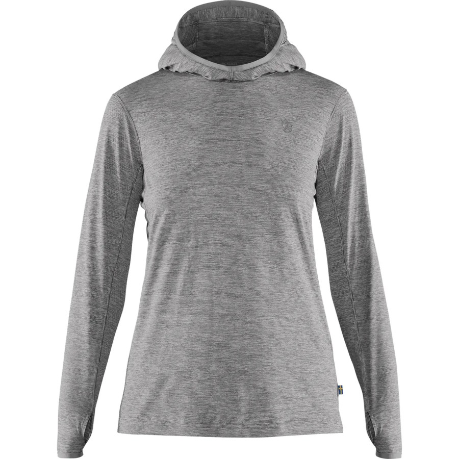 Fjällräven Outlets Abisko Sun-Hoodie W Shark Grey