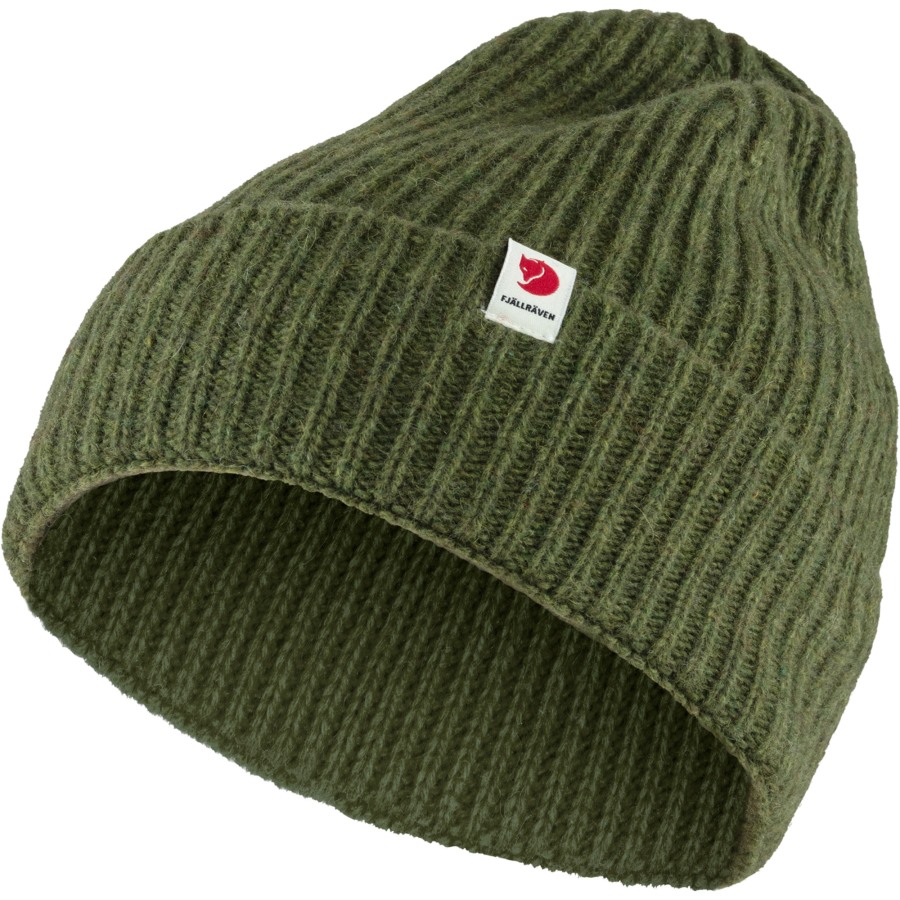 Fjällräven Outlets Logo Tab Hat Pine Green