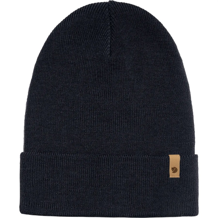 Dark Navy Classic Knit Hat Fjällräven Outlets