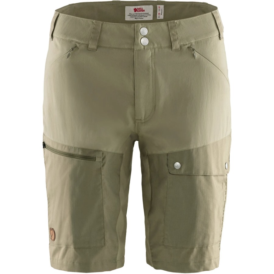 Abisko Midsummer Shorts W Savanna-Light Olive Fjällräven Outlets