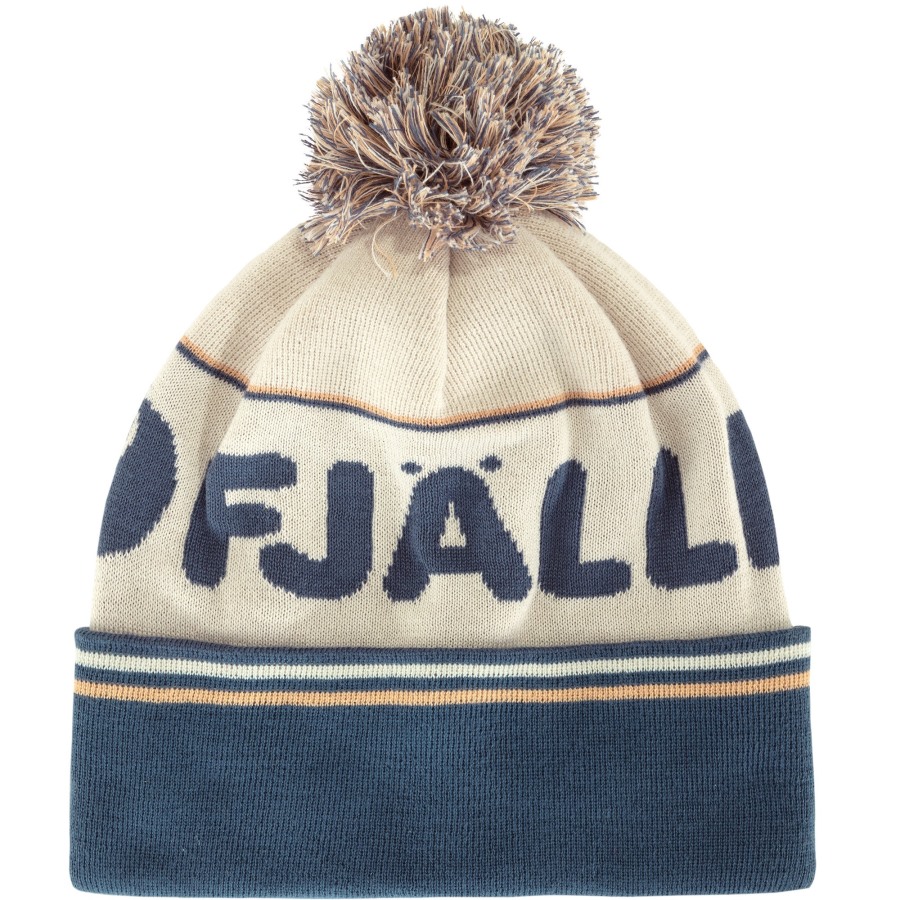 Chalk White-Indigo Blue Fjällräven Outlets Pom Hat