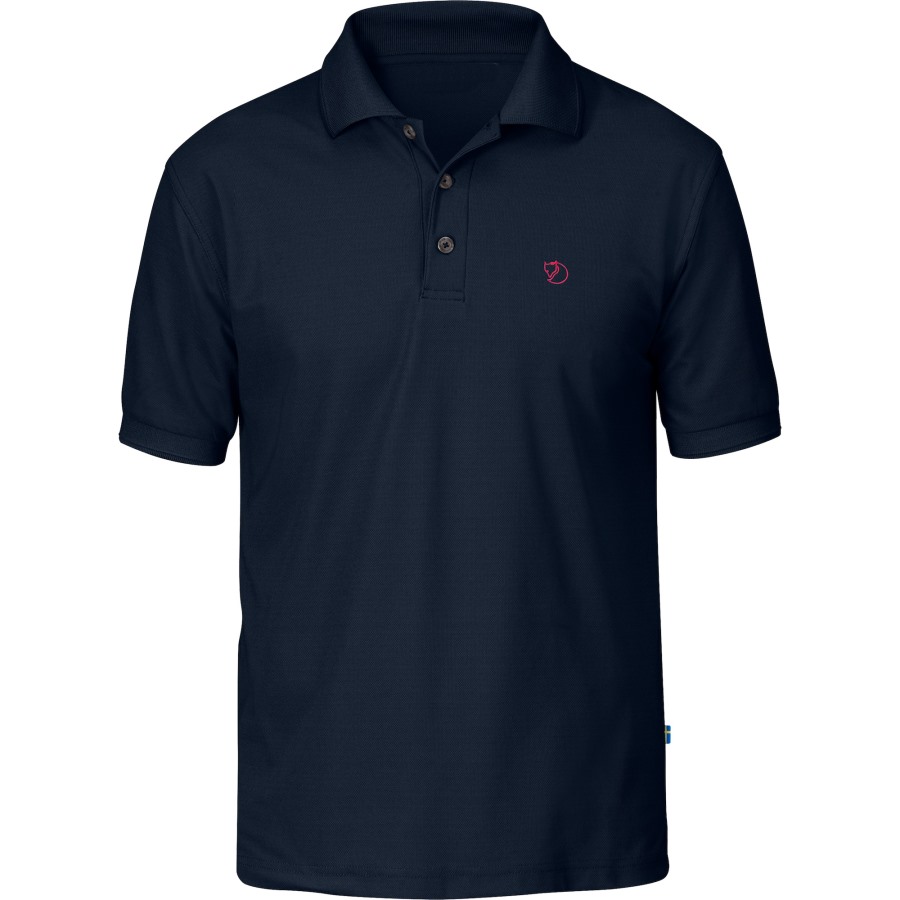 Crowley Pique Shirt M Blueblack Fjällräven Outlets