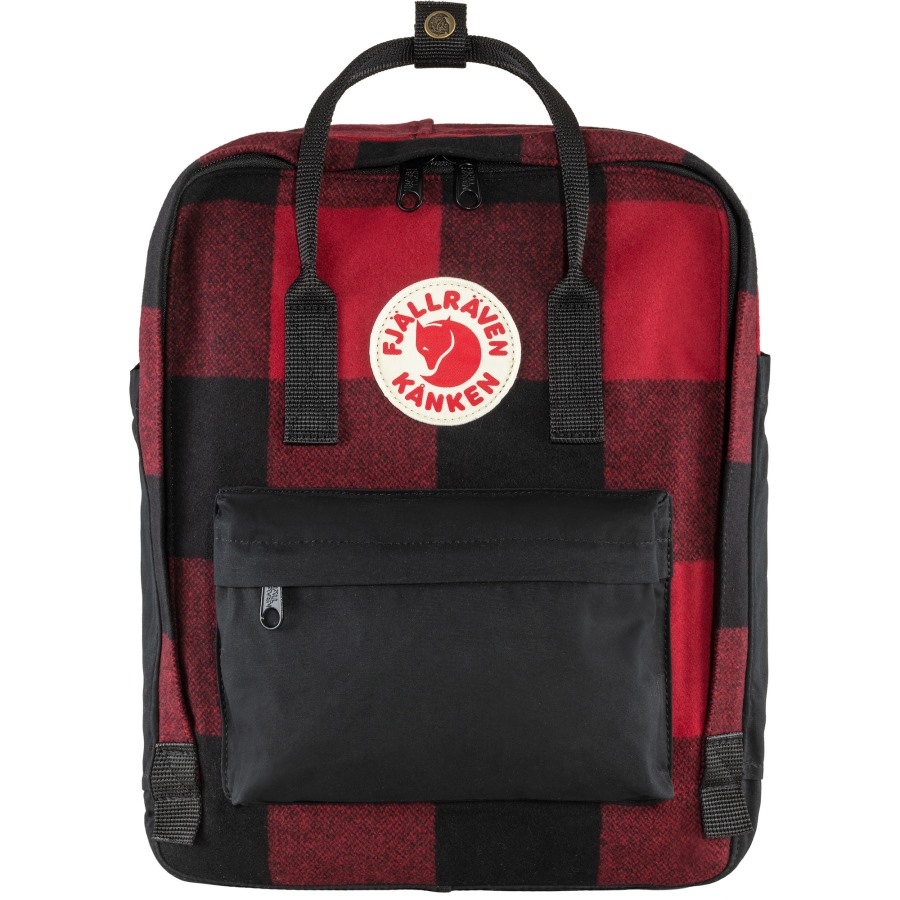 Kånken Re-Wool Fjällräven Outlets Red-Black
