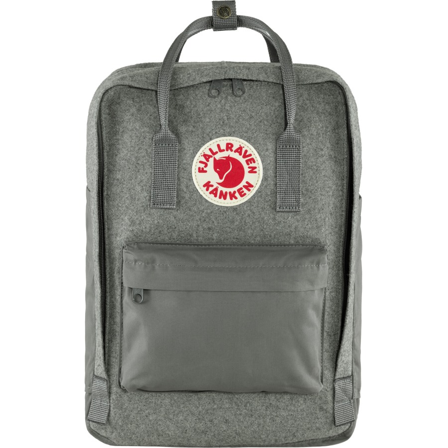 Kånken Re-Wool Laptop 15 Granite Grey Fjällräven Outlets