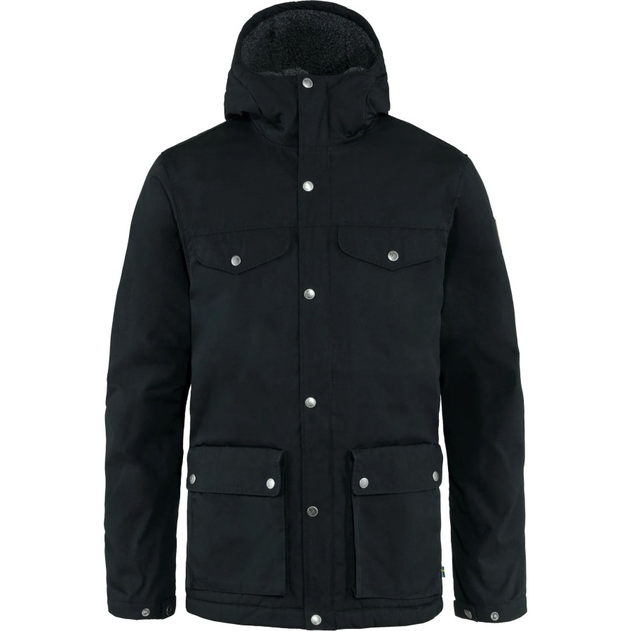 Black Fjällräven Outlets Brand Greenland Winter Jacket M