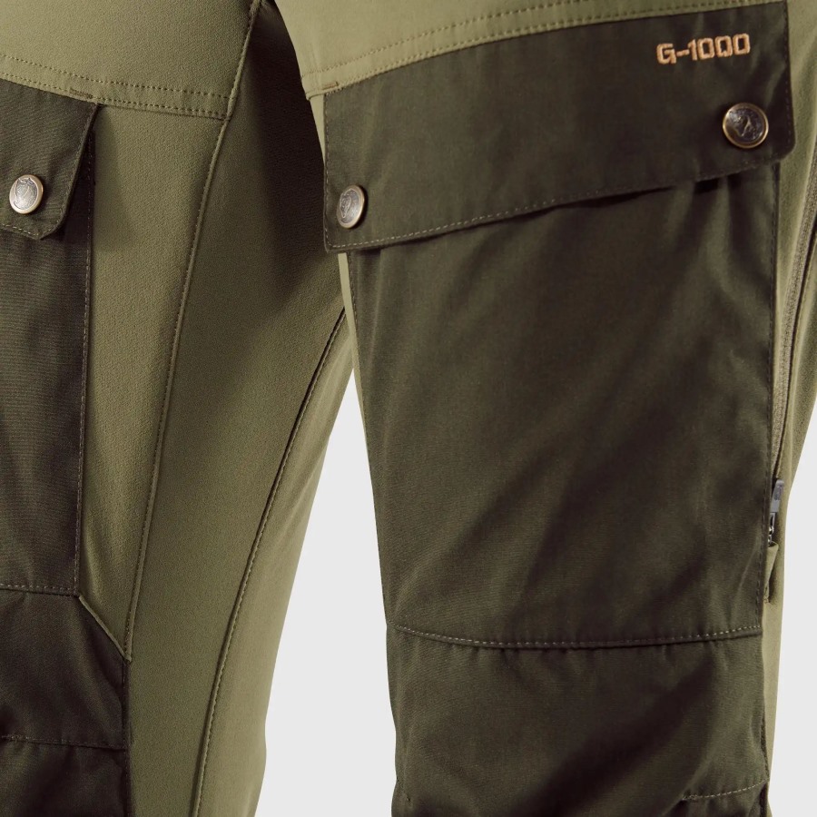 Fjällräven Outlets Keb Trousers W Reg Deep Forest-Laurel Green