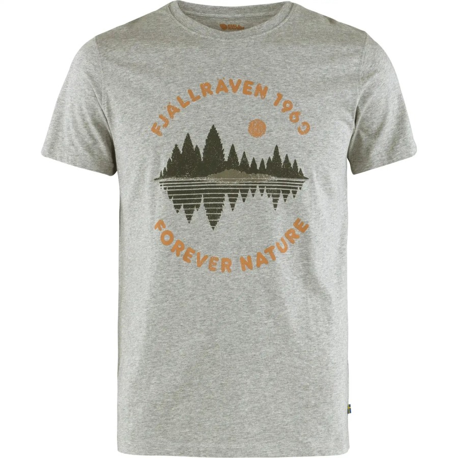 Forest Mirror T-Shirt M Fjällräven Outlets Grey