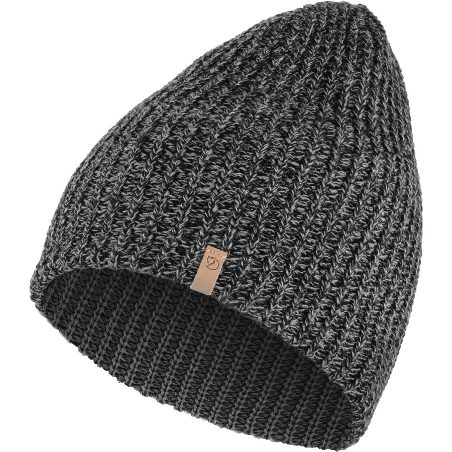 Fjällräven Outlets Black Övik Melange Beanie