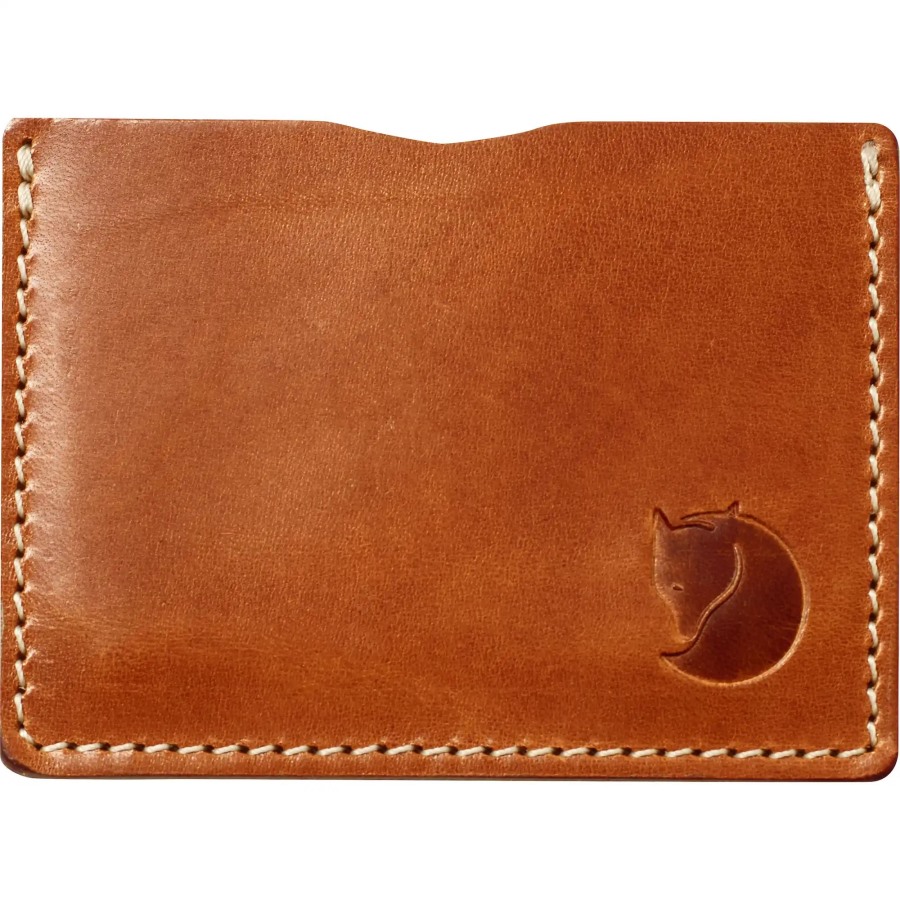 Leather Cognac Fjällräven Outlets Brand Övik Card Holder