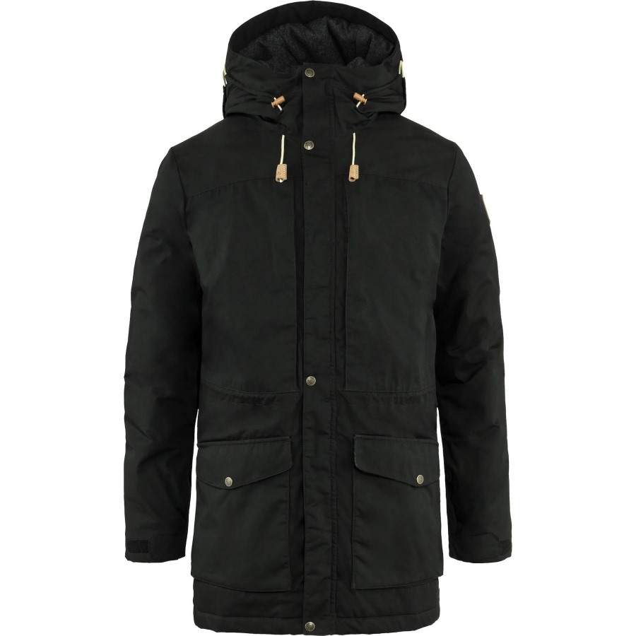 Black Fjällräven Outlets Singi Wool Padded Parka M