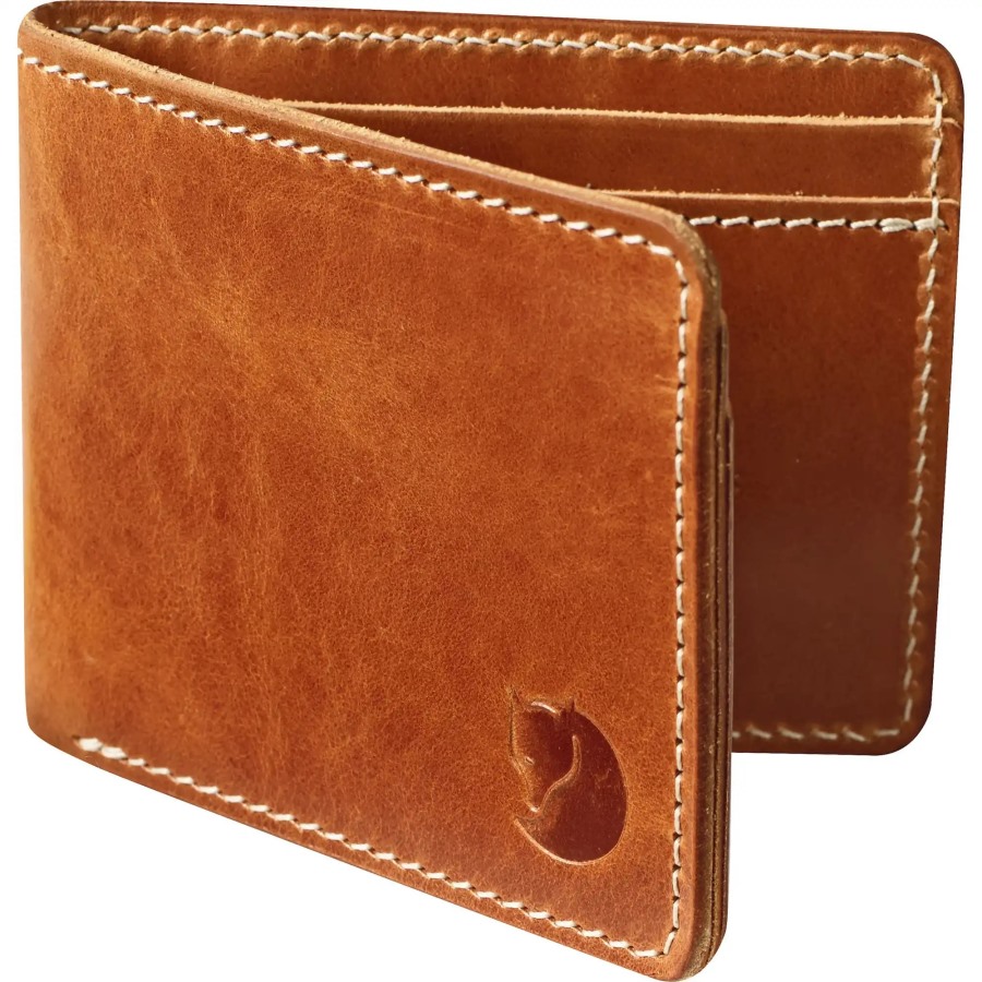 Fjällräven Outlets Övik Wallet Leather Cognac